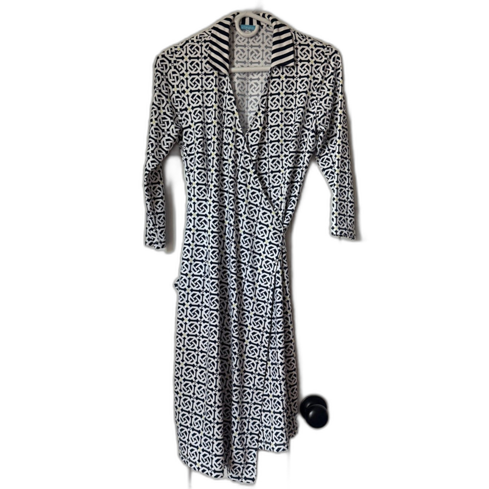 J.McLaughlin Geometric Print Wrap Dress Women's XS